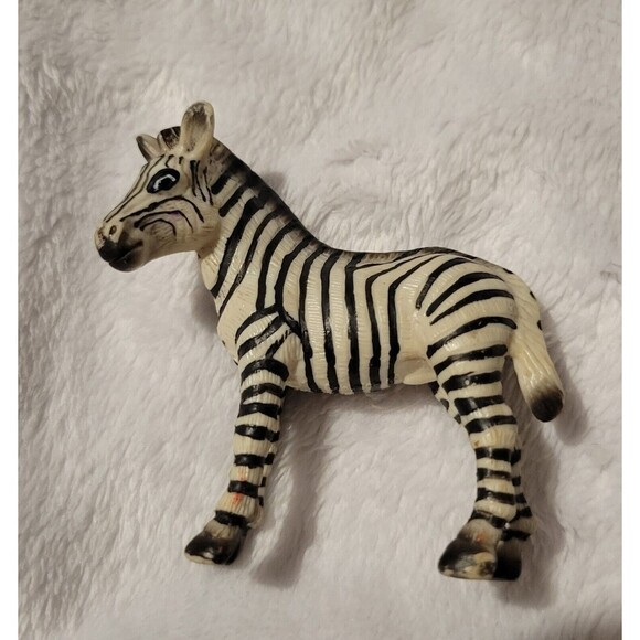 Vintage Schleich Zebra Male Adult Wildlife Animal Figure 1998 Retired 14148 - Picture 2 of 5